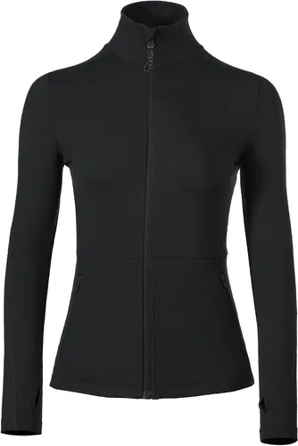 Vista 7 de VUTRU - Chaqueta de entrenamiento con cremallera completa para mujer, para hacer yoga o correr