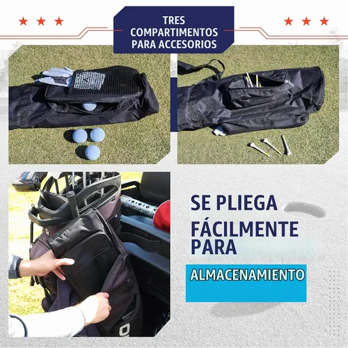 Vista 2 de Murray Sporting Goods Bolsa de golf para el domingo Bolsa de golf negra ligera de viaje con correa acolchada para el hombro para práctica de campo