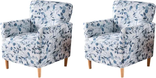 Vista 25 de FUANGUI Funda para Sillón de Banquete con Brazos Fundas para Sillas Elásticas Funda para Sillón Club Funda Suave para Sillón Sofá Cubiertas