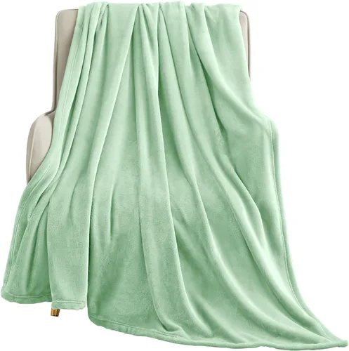 Vista 39 de KMUSET Manta de Tiro Súper Suave Premium de Franela de Forro Polar Sedosa Tamaño de Tiro Beige Microfibra Manta Ligera para Uso en Todas