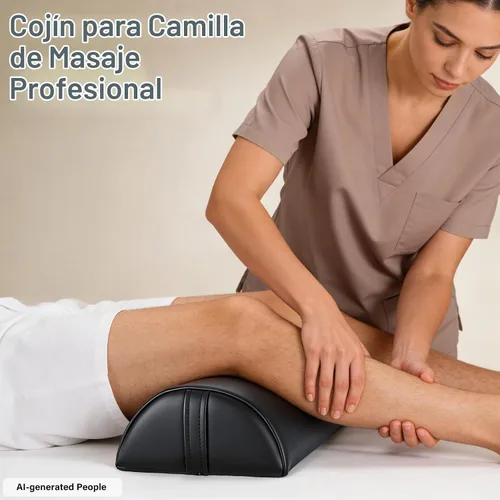 Vista 7 de Noverlife Cojines de Masaje Grandes Mejorados para Debajo de las Piernas, 24 x 8 x 4 pulgadas Cojín de Pierna para Mesa de Masaje Almohada de Media
