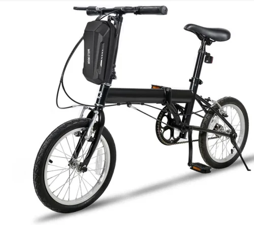 Vista 7 de WILD MAN Bolsa de almacenamiento de scooter resistente a la lluvia de liberación rápida para scooters de equilibrio Kick Scooters bicicleta plegable
