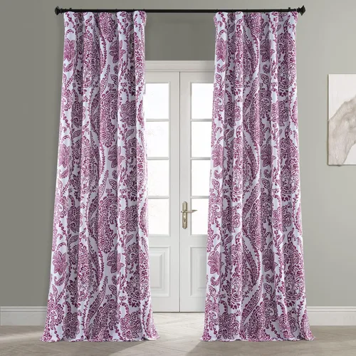 Vista 8 de HPD Half Price Drapes Cortinas impresas que oscurecen la habitación para dormitorio, sala de estar 50 X 63 pulgadas (1 panel), BOCH-KC16072-63, Tea