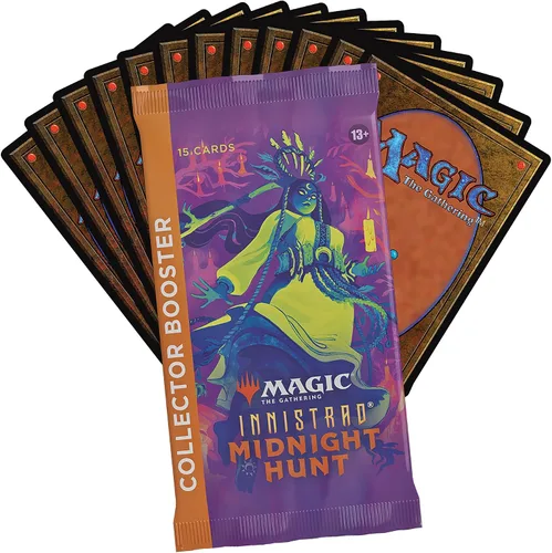 Vista 4 de Magic: The Gathering Innistrad: Midnight Hunt Collector Booster Box 12 paquetes (180 cartas mágicas)