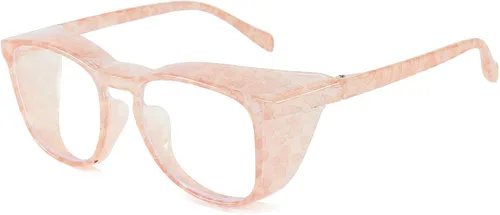 Vista 22 de Gafas protectoras de seguridad, lentes claros a prueba de empañamiento/rayones, para hombre, marco transparente