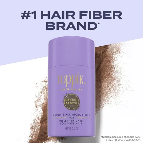 Vista 2 de Toppik Relleno de cabello, marrón medio, 12G