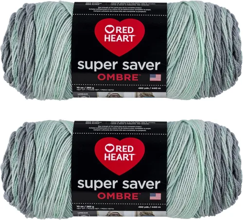 Vista 83 de Red Heart Super Saver Jumbo Ovillo de lana, Amatista