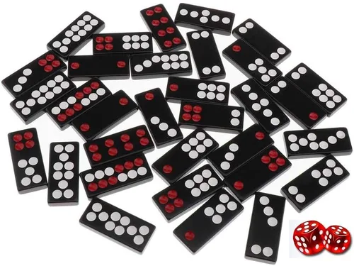 Vista 2 de Pai Gow Tiles - Juego de azulejos chinos Pai Gow, juego de azulejos de Pai Gow grande para adultos, tarjetas de frotamiento de mano para adultos