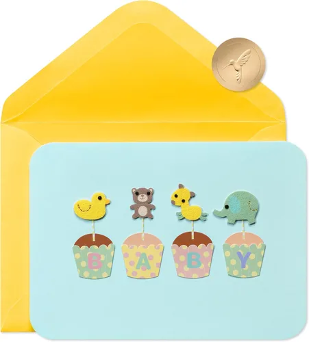 Vista 9 de Papyrus Tarjeta de baby shower (abundancia de buenos deseos)