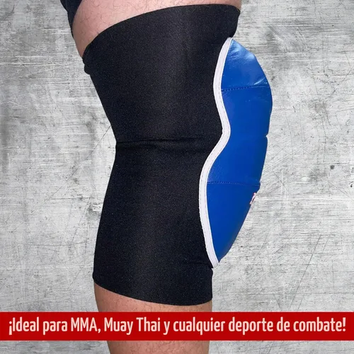 Vista 3 de Rodilleras MMA Avanzadas de Combat Sports IMF Tech™ – Espuma Moldeada por Inyección, Superficie de Golpeo de Cuero, Manga de Apoyo de Neopreno