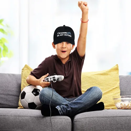 Vista 4 de Novelty Gamer Socks Beanie Winter Hat Baseball Cap,Funny Idea for Teens Boys Men Teenagers