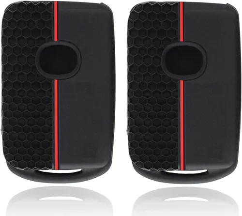 Vista 3 de DON'T TOUCH MY KEY Funda de silicona con 4 botones de control remoto para llave, cubierta de anillo protector para Mazda 3 6 cx5 cx9 cx30 cx50 mx5