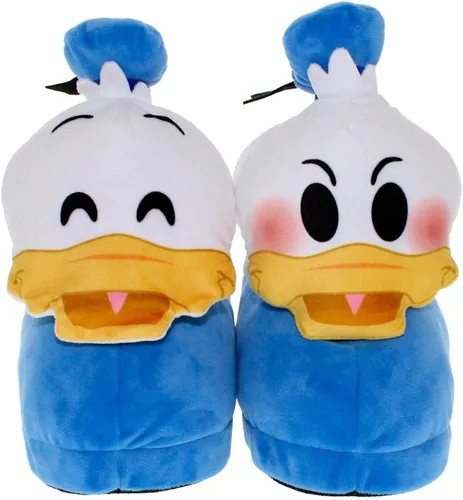 Vista 232 de Happy Feet - Pantuflas con licencia oficial de Disney y Pixar, pantuflas figurales para hombres, mujeres, niños, como se ve en Shark Tank
