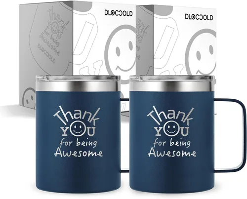 Vista 10 de DLOCCOLD Regalos de agradecimiento para hombres por ser impresionante taza para compañeros de trabajo, día de cumpleaños para mujeres