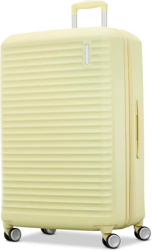 Vista 9 de American Tourister Stratum 3.0, aprobado por aerolíneas, equipaje rígido duradero, se expande 1.5", mango ajustable RightHeight, Negro