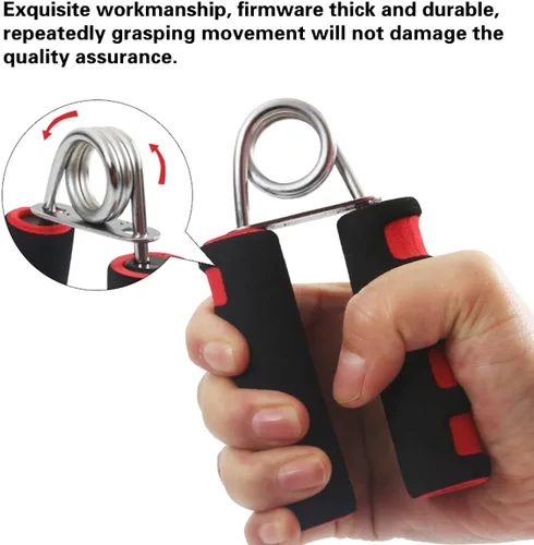 Vista 2 de BOOMIBOO - Fortalecedor de agarre de mano, ejercitador manual de espuma suave para manos, aumento rápido de muñeca, antebrazo y equipo de ejercicio