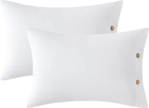 Vista 10 de EXQ Home - Fundas de almohada para niños pequeños 13x18, juego de 2 fundas de almohada de viaje, funda de almohada pequeña para almohada de bebé