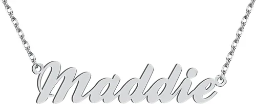 Vista 204 de Personalized Custom Name Pendant Necklace Stainless Steel for Women