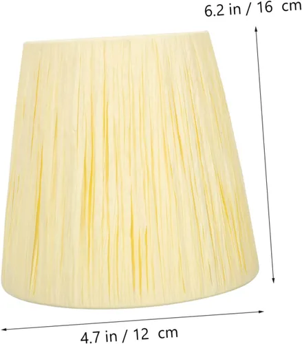 Vista 9 de DOITOOL Pantalla plisada para lámpara de mesa, estilo moderno, protección ocular