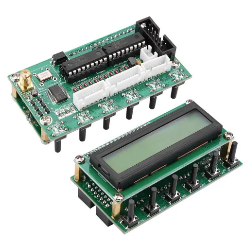 Vista 5 de Walfront Generador DDS, 0-55MHz Pantalla LCD DDS Función Generador Módulo Probador Digital Basado en AD9850 Chip