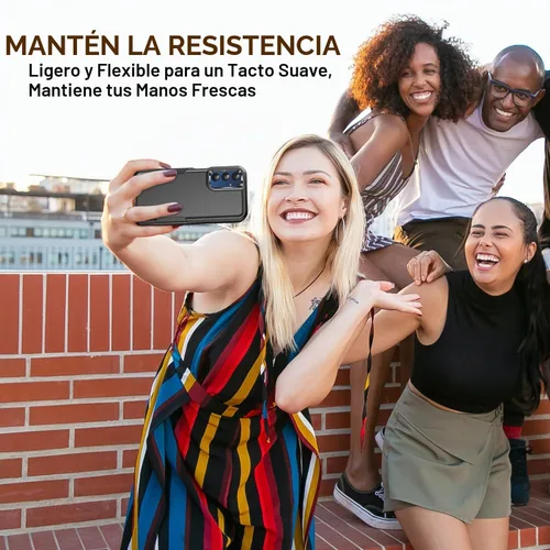 Vista 6 de Funda para teléfono Samsung Galaxy A15 5G, [protección contra caídas de grado militar de 15 pies]