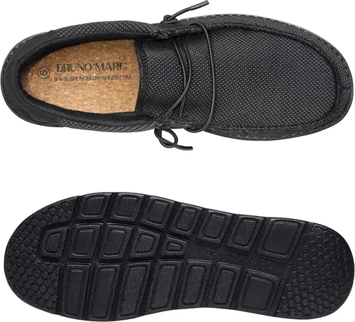 Vista 2 de Bruno Marc - Mocasines elásticos de estilo casual para hombre.