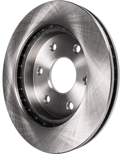 Vista 181 de Detroit Axle - Rotores de freno delantero para 04-13 Mazda 3 Rotores de frenos de disco 06-15 Mazda 5 Reemplazo: Rotor regular delantero de 11.81