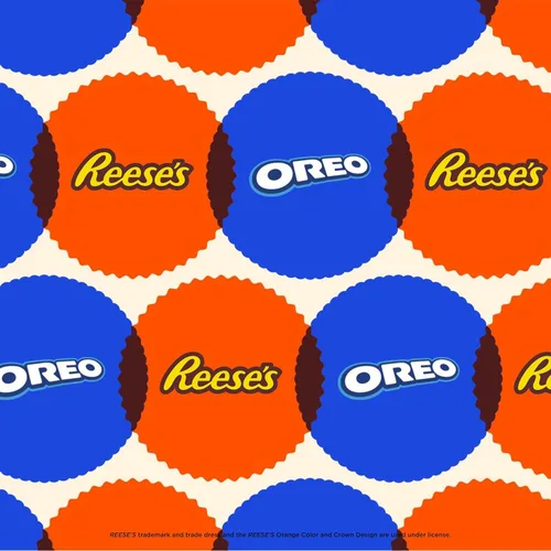 Vista 6 de OREO REESE'S Galletas sándwich de chocolate con crema de maní, 12.35 onzas (paquete de 2)