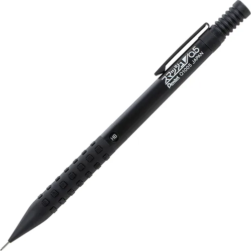 Vista 2 de Pentel Smash - Lápiz mecánico para bosquejos (0.5 mm) - Edición especial negra con tubo