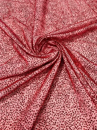 Vista 6 de New Creations Fabric & Foam Inc, brillo de tela con purpurina de tul grueso/brillo de tul para vestidos/tela de purpurina de malla/tela de Negro