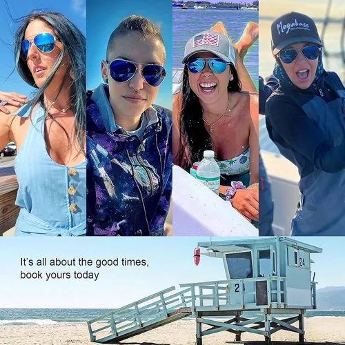 Vista 5 de AVAWAY Gafas de sol polarizadas aviador para mujeres y hombres protección UV400 ligera conducción pesca al aire libre deportes gafas de sol 1