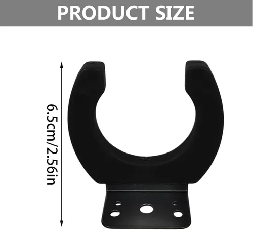 Vista 5 de Wall Mount Microphone Holder Stand Space Saving Mic Display Shelf Organiser Rack for KTV Room and Home Karaoke