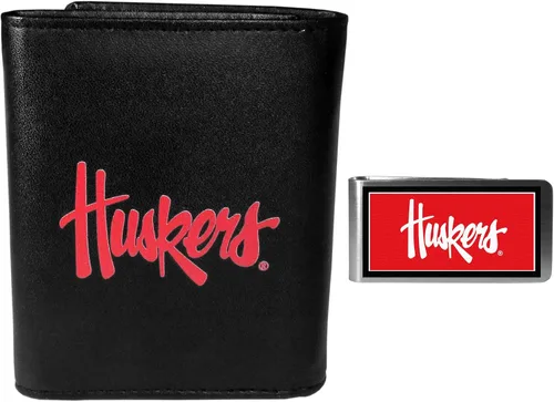 Vista 13 de Siskiyou Sports NCAA Unisex Tri-fold Wallet & Color Money Clip