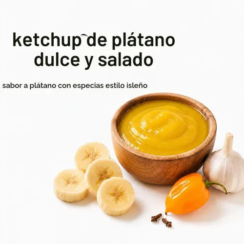 Vista 2 de Baron Ketchup de plátano, 14 onzas