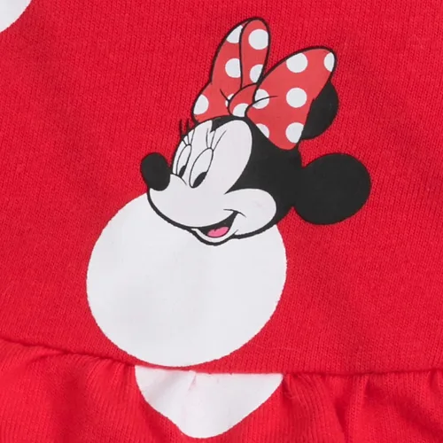 Vista 3 de Disney Minnie Mouse - Pantalones cortos de lunares para niñas, L (1012), Multi colorido