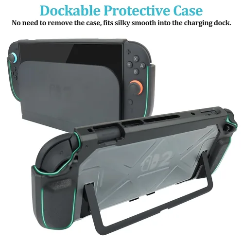 Vista 2 de RTop Switch 2 Accessories Kit for Nintendo Switch 2 (2025),Family Bundle Accessories Kit with Carrying Case& Screen Protector,Joy Con Grips and