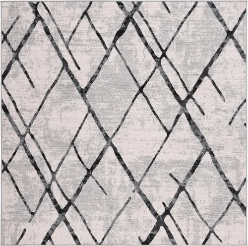 Vista 8 de SAFAVIEH Odyssey Collection - Alfombra decorativa, 4 x 6 pies, diseño de enrejado, no desprende pelusa y es de fácil cuidado, ideal para zonas