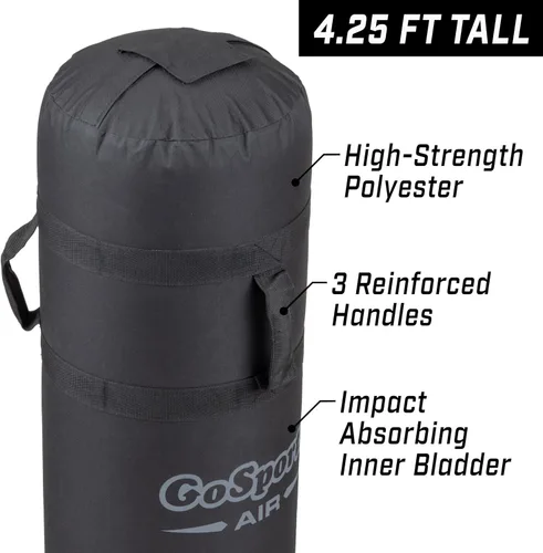 Vista 4 de GoSports Maniquí Inflable para Tacleo de Fútbol Americano - Equipo de Entrenamiento con Almohadilla de Bloqueo para Práctica de Fútbol Americano