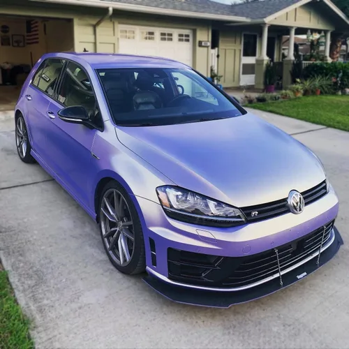 Vista 3 de VViViD + Película de vinilo para auto color morado galaxia mate (1 x 5 pies)