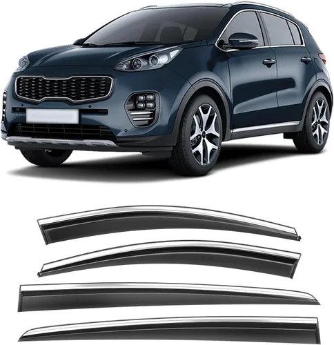 Vista 11 de Deflectores de ventana irrompibles con cinta para Chevrolet Equinox 2025-2026