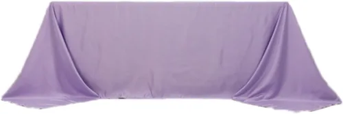 Vista 109 de Efavormart - Mantel rectangular de satén sin costuras, color azul polvoriento, 60 x 126 pulgadas Azul empolvado