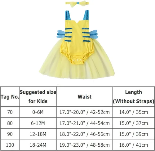 Vista 7 de AWIBMK Disfraz de platija para niñas pequeñas, color amarillo brillante, tutú de lentejuelas con diadema, disfraz de sirena para Halloween, cosplay