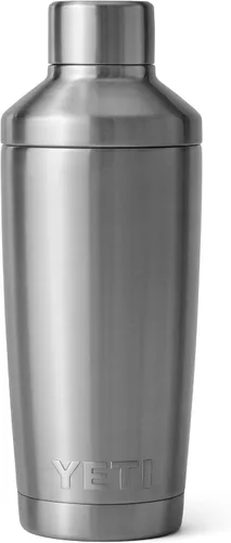 Vista 10 de YETI Rambler - Coctelera de acero inoxidable con aislamiento al vacío, 20 onzas, azul cielo grande
