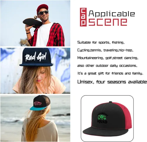 Vista 7 de Baseball Caps Ash-Wednesday Gym Hat for Womens Cap Trendy shenaniganss Squad Sun Cap