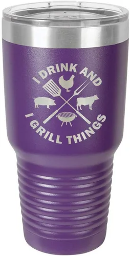 Vista 17 de Taza de viaje de acero inoxidable con diseño de Yeti Rambler