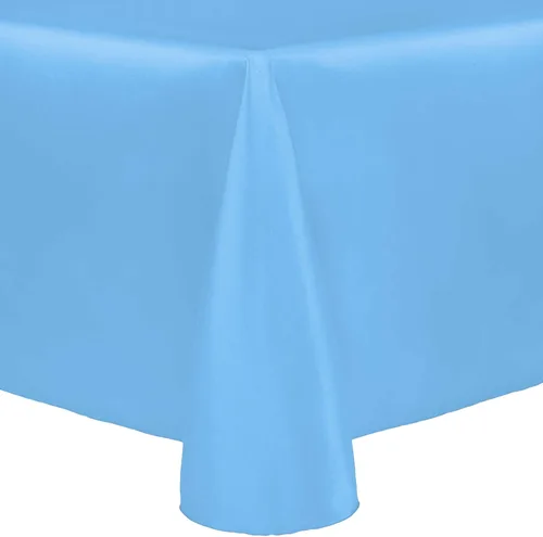 Vista 44 de Ultimate Textile Majestic - Mantel ovalado reversible Shantung Satin (60 x 144 pulgadas), color amarillo claro