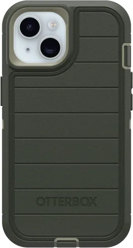 Vista 7 de OtterBox iPhone 14 y iPhone 13 (únicamente) - Funda Defender Series - Baby Blue Jeans - Solo la funda - Sin pantalla - Resistente y duradera