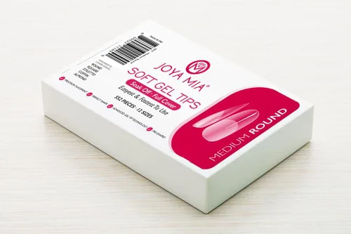 Vista 10 de Kit de puntas de uñas de gel suave de cobertura completa para extensiones de uñas de remojo, 550 piezas de puntas de uñas postizas de PMMA