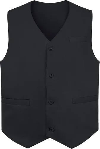 Vista 2 de TopTie - chaleco unisex para uniforme de barman, supermercados, voluntarios.