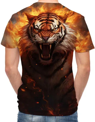 Vista 2 de Camisetas para hombre - Camiseta suave ajustada con diseño gráfico